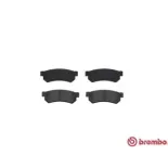 BREMBO P10053 Juego de pastillas de freno