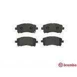 BREMBO P78010 Juego de pastillas de freno