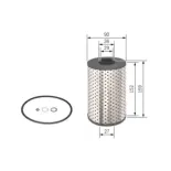 BOSCH 1457429123 Filtro de aceite