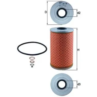 MAHLE OX96D Filtro de aceite