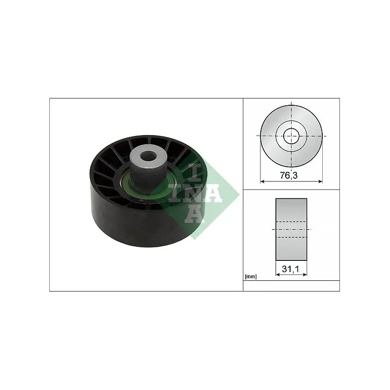 Schaeffler INA 532077610 Polea inversión/guía, correa poli V