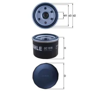 MAHLE OC1570 Filtro de aceite