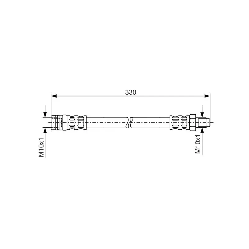 BOSCH 1987476081 Tubo flexible de frenos