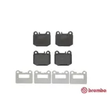 BREMBO P50043 Juego de pastillas de freno