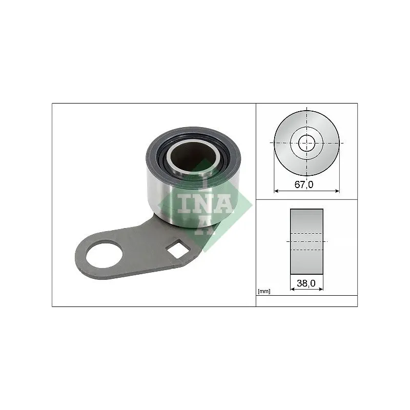 Schaeffler INA 531033110 Polea tensora, correa dentada