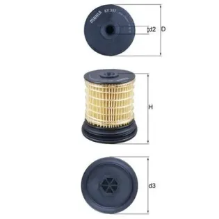 MAHLE KX397 Filtro combustible