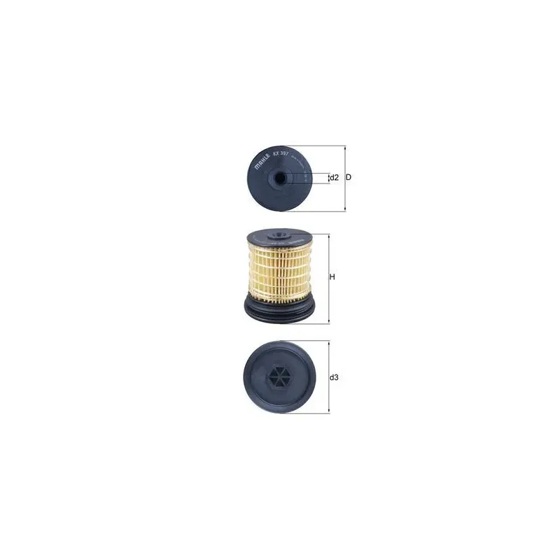 MAHLE KX397 Filtro combustible