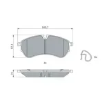 BOSCH 0986424929 Juego de pastillas de freno