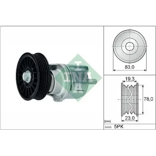 Schaeffler INA 534018510 Tensor de correa, correa poli V