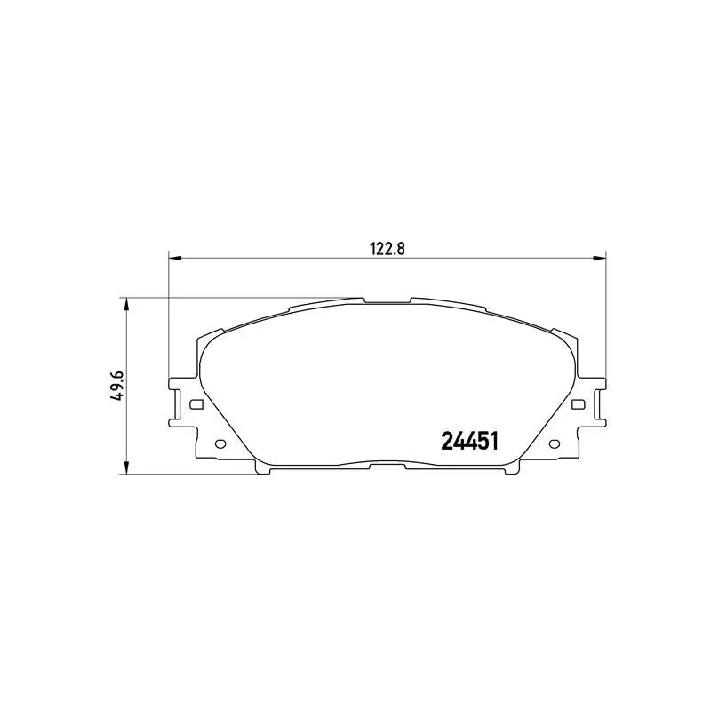BREMBO P83106 Juego de pastillas de freno