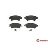 BREMBO P61065 Juego de pastillas de freno