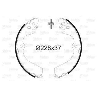 VALEO 564195 Juego de zapatas de frenos