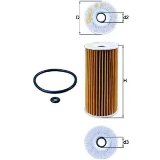 MAHLE OX201D Filtro de aceite