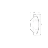 BOSCH 0986424774 Juego de pastillas de freno