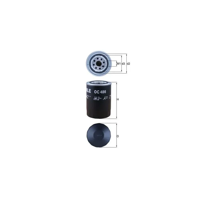 MAHLE OC486 Filtro de aceite