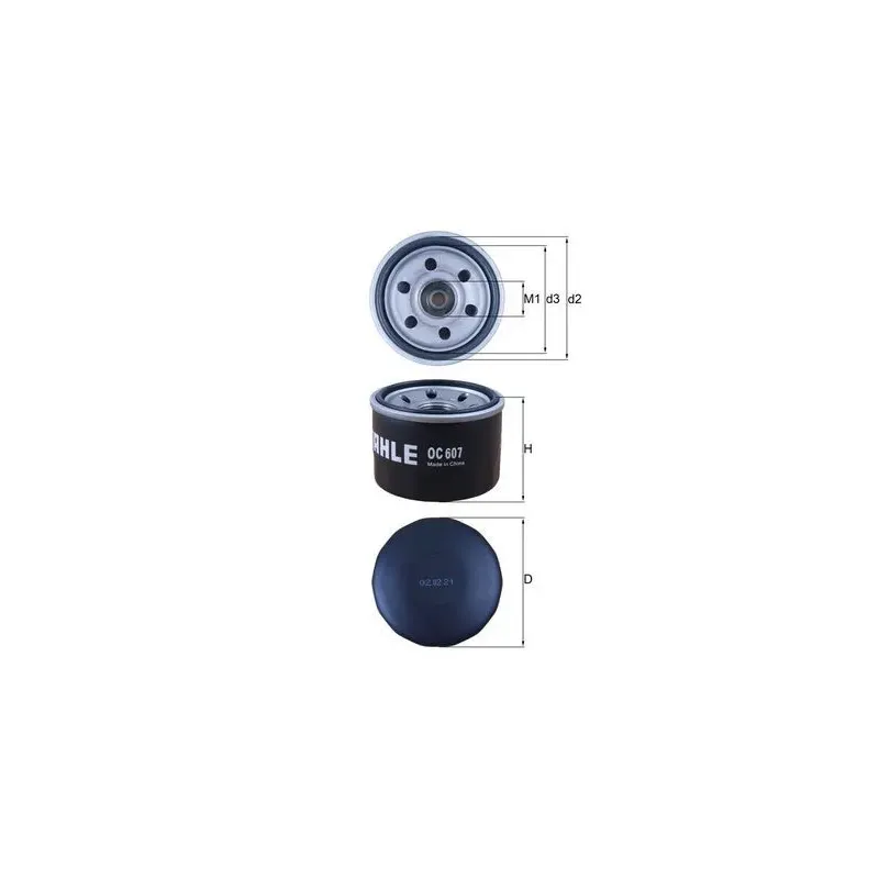MAHLE OC607 Filtro de aceite