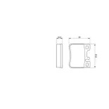 BOSCH 0986424358 Juego de pastillas de freno