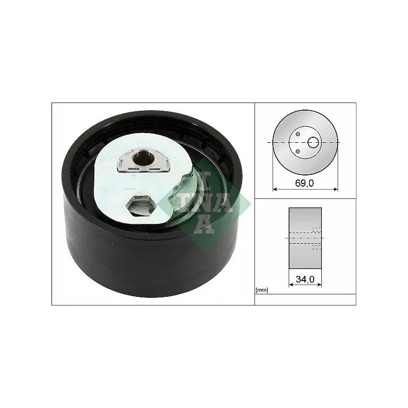 Schaeffler INA 531094110 Polea tensora, correa dentada