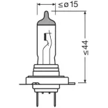 ams-OSRAM 64210CLC Lámpara, luces largas/diurnas