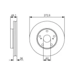 BOSCH 0986479S16 Disco de freno (Unidad)