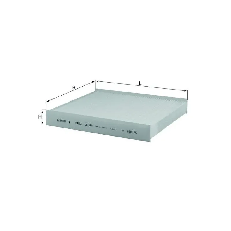 MAHLE LA220 Filtro, aire habitáculo