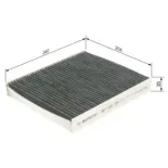 BOSCH 1987432304 Filtro, aire habitáculo