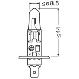 ams-OSRAM 64150 Lámpara, faro de curva dinámico