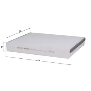 MAHLE LA875 Filtro, aire habitáculo