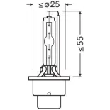 ams-OSRAM 66240 Lámpara, faro de carretera