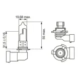 BOSCH 1987302152 Lámpara, faro principal