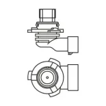 BOSCH 1987302152 Lámpara, faro principal