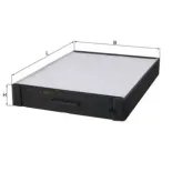 MAHLE LA347 Filtro, aire habitáculo