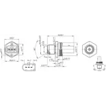 BOSCH 0281002842 Sensor, presión combustible