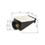 BOSCH F026400497 Filtro de aire