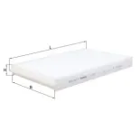 MAHLE LA387 Filtro, aire habitáculo