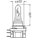 ams-OSRAM 64176 Lámpara, luces largas/diurnas