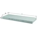 MAHLE LA118 Filtro, aire habitáculo