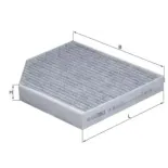 MAHLE LAK386 Filtro, aire habitáculo