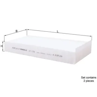 MAHLE LA1156/S Filtro, aire habitáculo