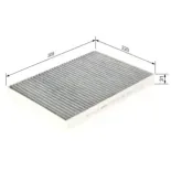 BOSCH 1987435560 Filtro, aire habitáculo