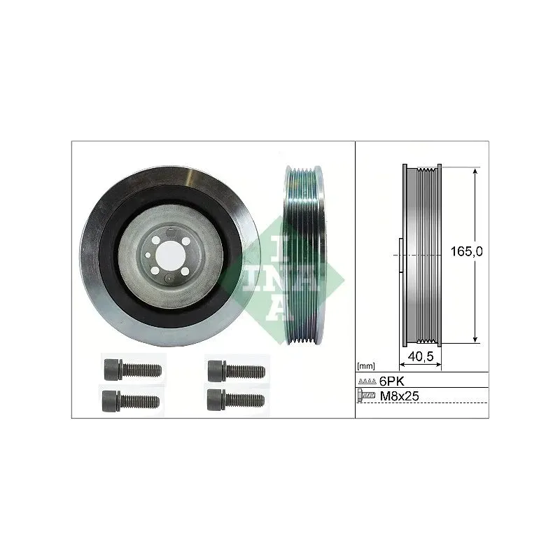 Schaeffler INA 544008020 Kit poleas, cigüeñal