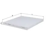 MAHLE LA876 Filtro, aire habitáculo