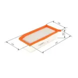 BOSCH F026400343 Filtro de aire