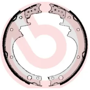 BREMBO S56511 Juego de zapatas de frenos
