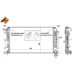 NRF 53885 Radiador, refrigeración del motor