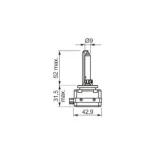 BOSCH 1987302907 Lámpara, faro principal