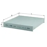 MAHLE LA184 Filtro, aire habitáculo