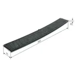 BOSCH 1987432336 Filtro, aire habitáculo
