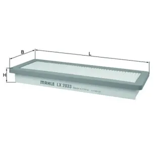 MAHLE LX2033 Filtro de aire