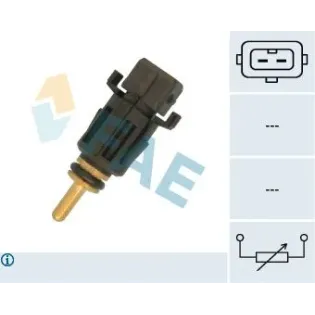 FAE 33167 Sensor, temperatura del refrigerante